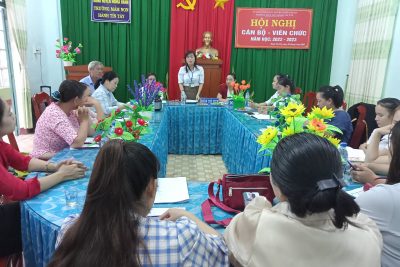 HỘI NGHỊ CÁN BỘ VIÊN CHỨC NĂM HỌC 2022 – 2023